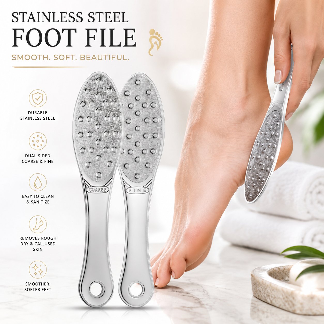 Stainless Steel Foot File