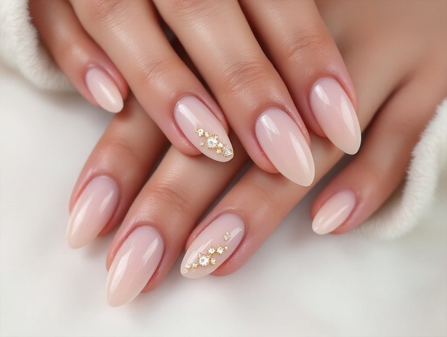 nude-almond-nails
